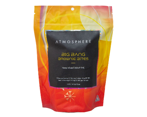 Big Bang Brownie Bites THC brownies by ATMOSPHERE, rich Delta 9 brownies available at your local Chattanooga dispensary.