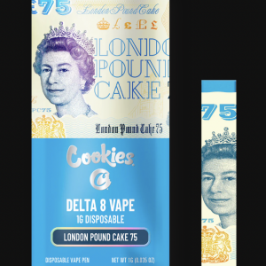 Cookies D8 Vape - London Pound Cake